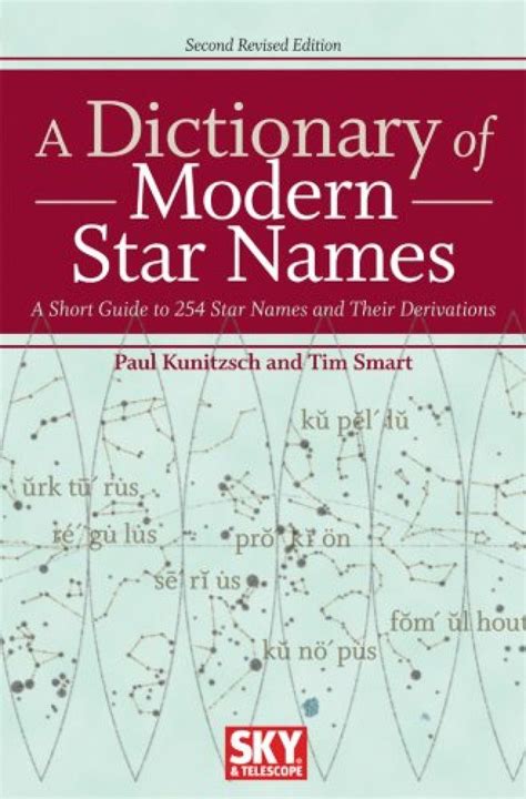 Short guide to modern star names and their derivations. - Handbook of developmental neurotoxicology hardcover 1998 by william slikker jr.